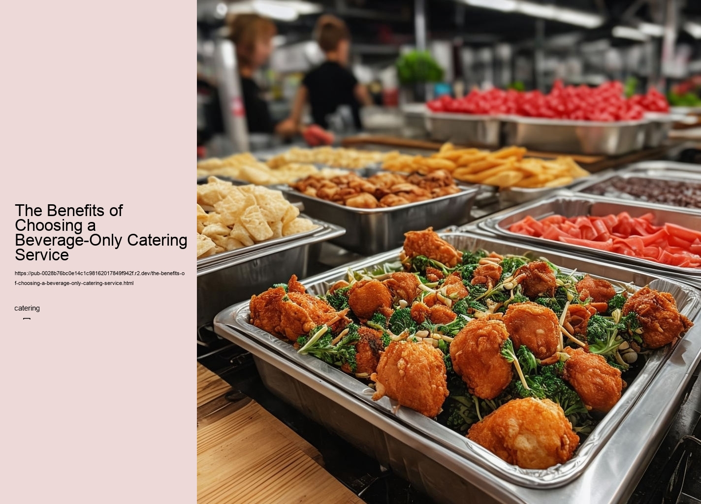 The Benefits of Choosing a Beverage-Only Catering Service